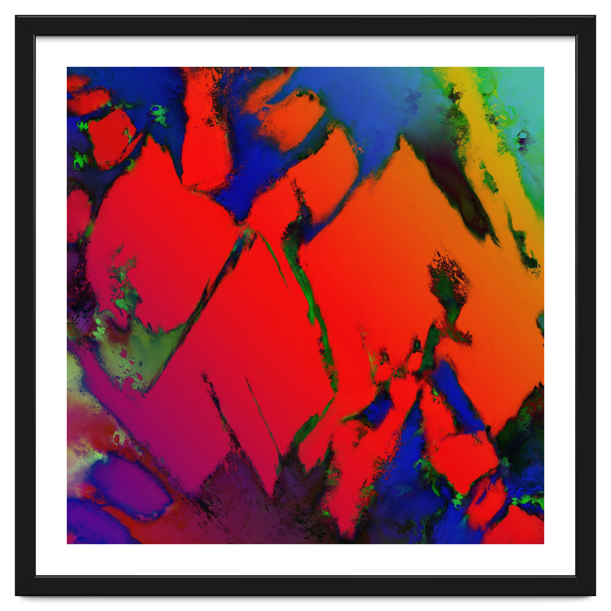 Colliding Panels Red