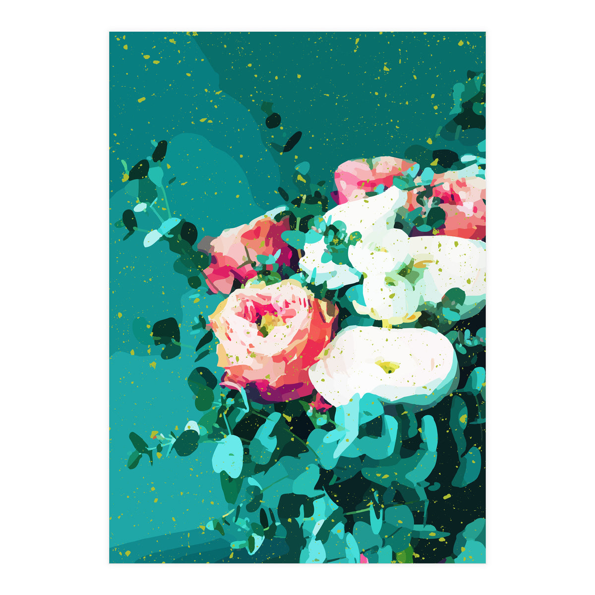 Floral & Confetti (Print Only)