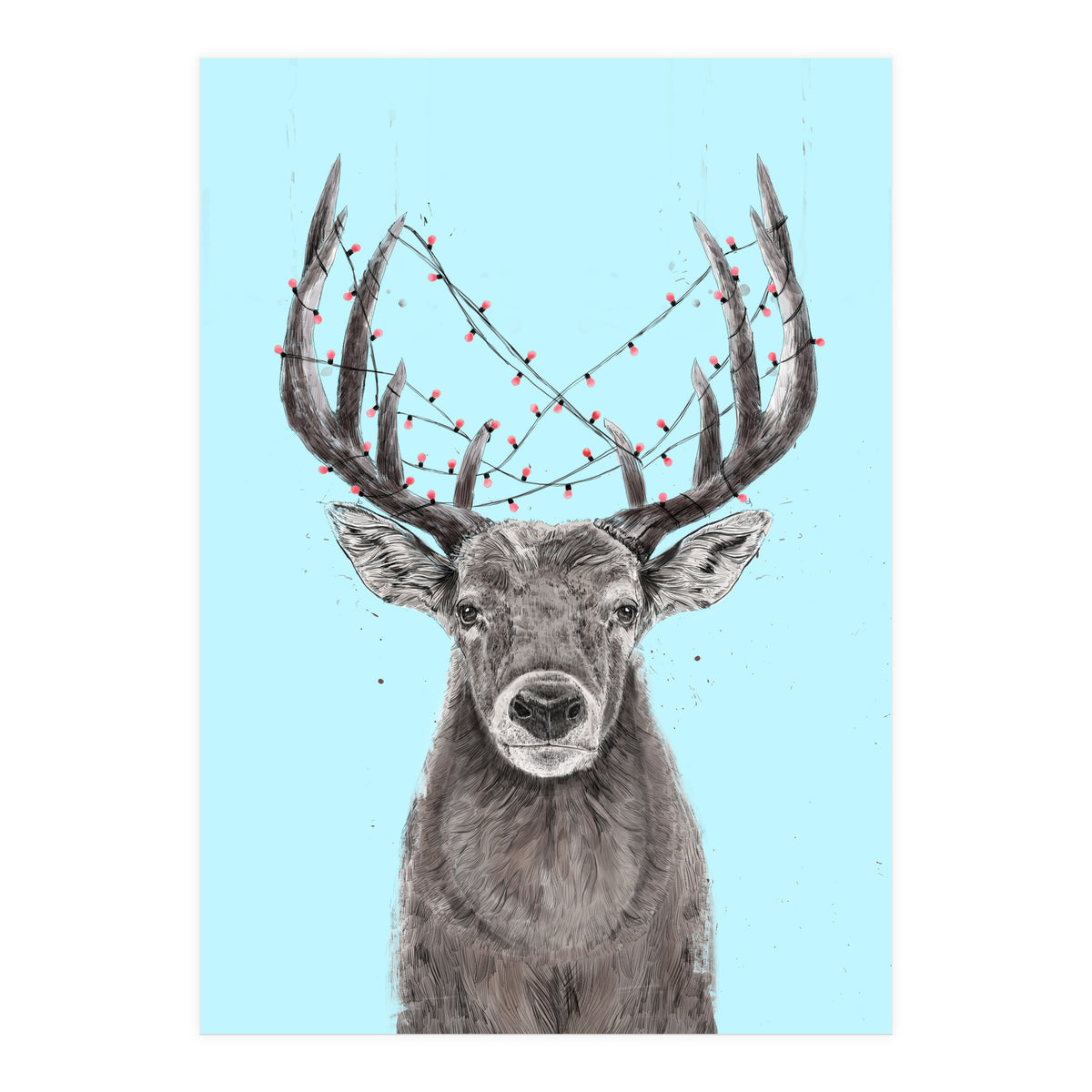 Xmas Deer II (Print Only)