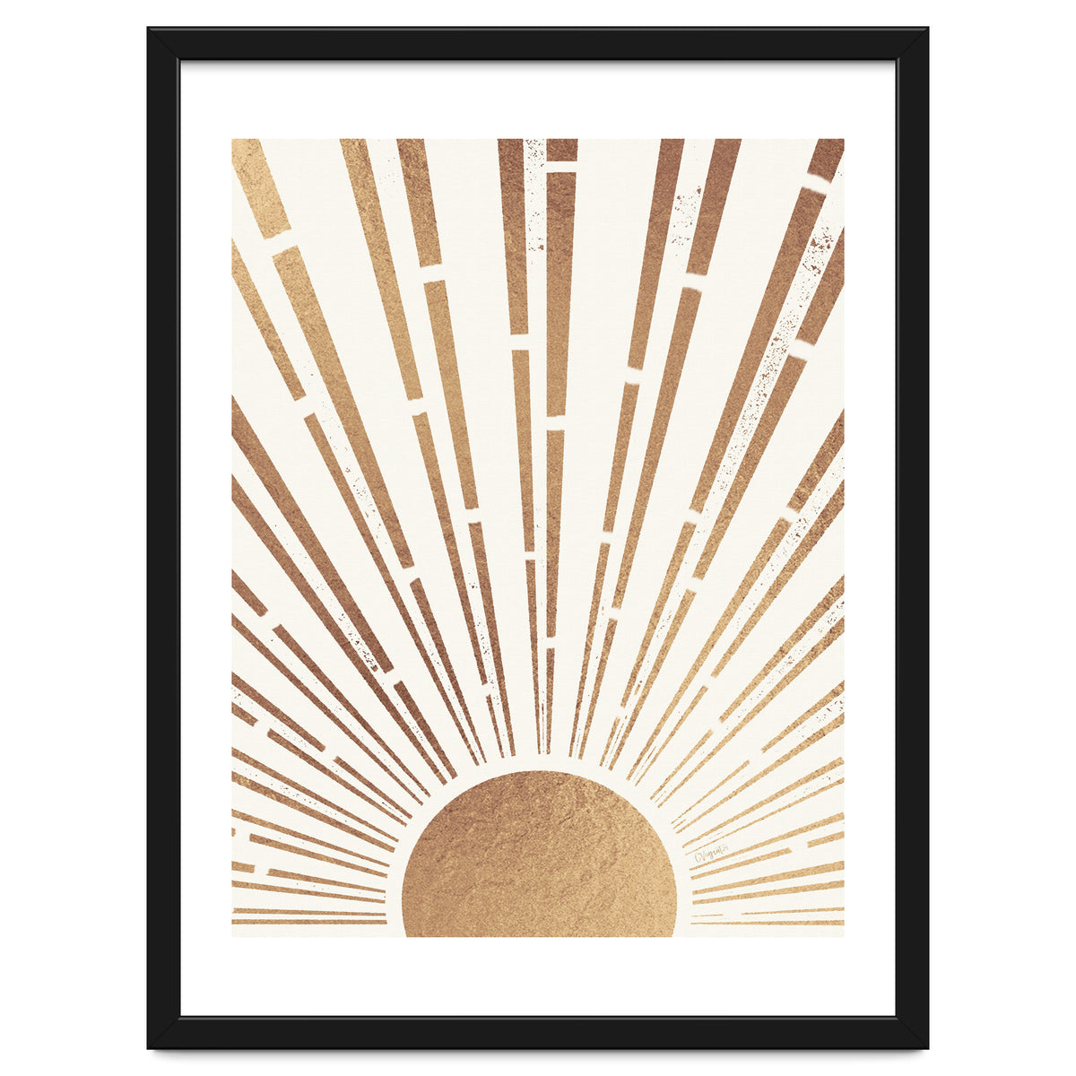 Sun Shines Inside You Gold