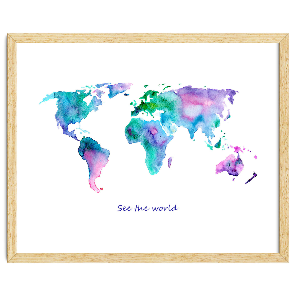 See the world || watercolor