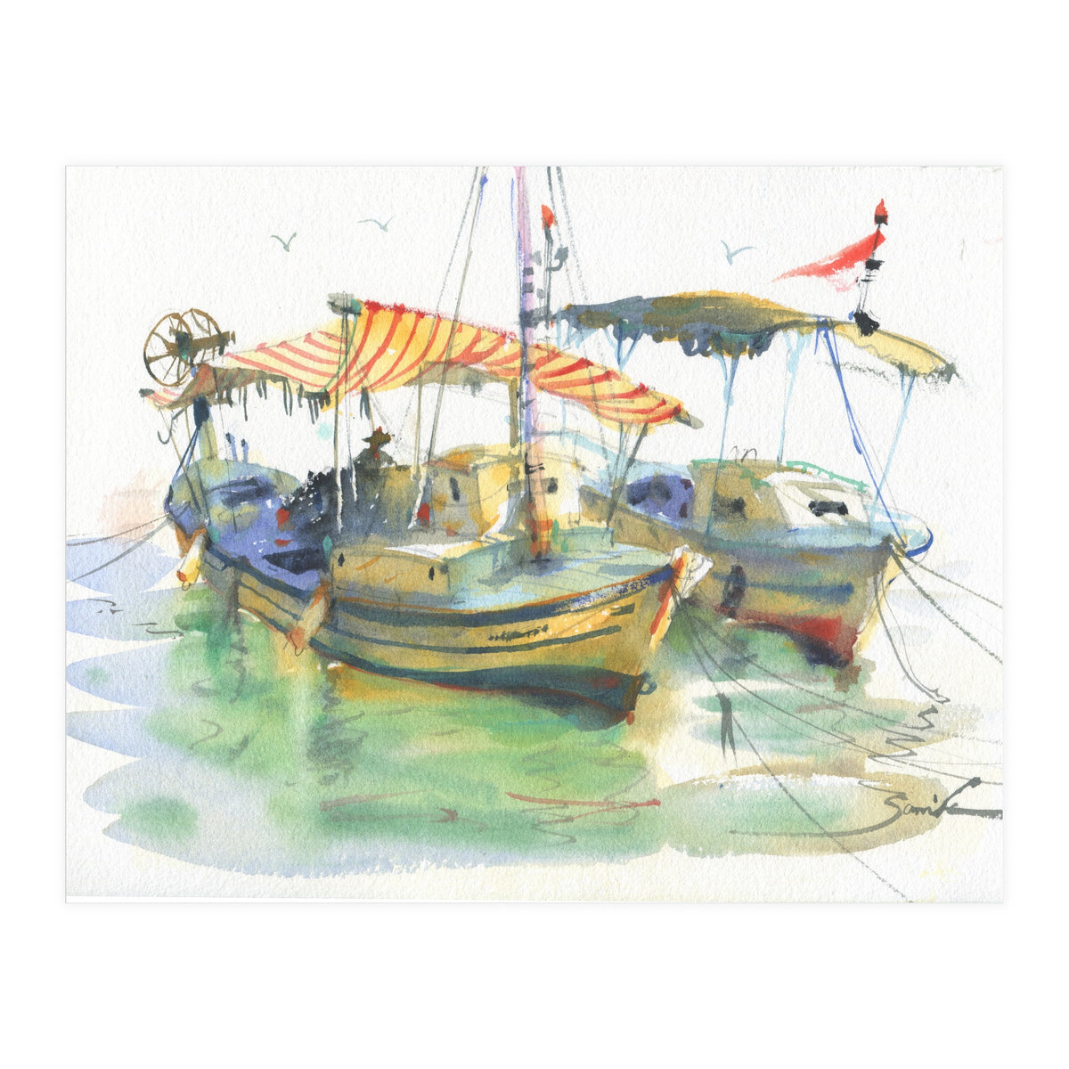 Fishing boat (Print Only)