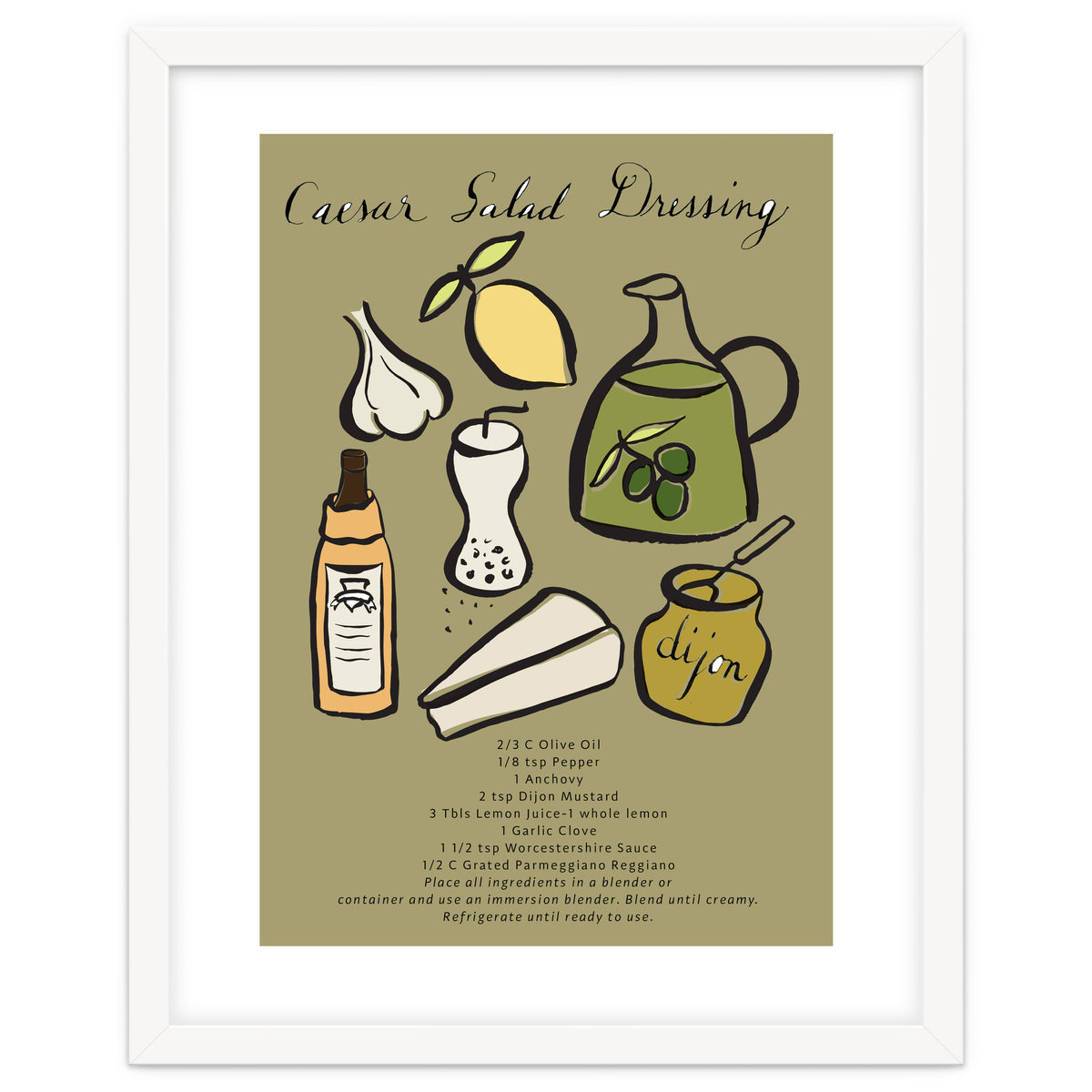 Caesar Salad Dressing Recipe