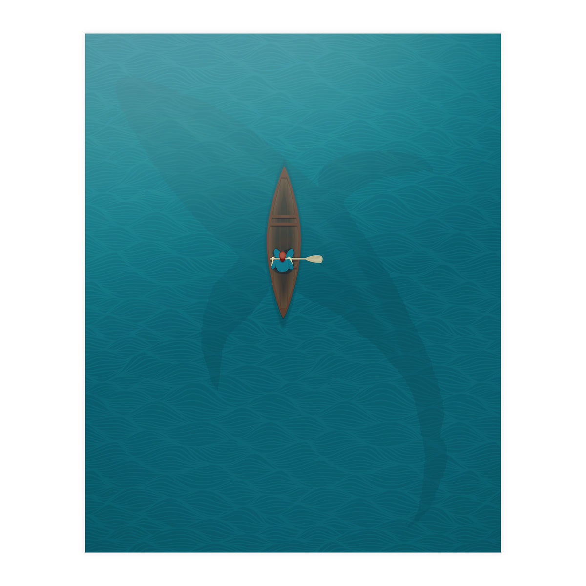 The man and the sea (Print Only)