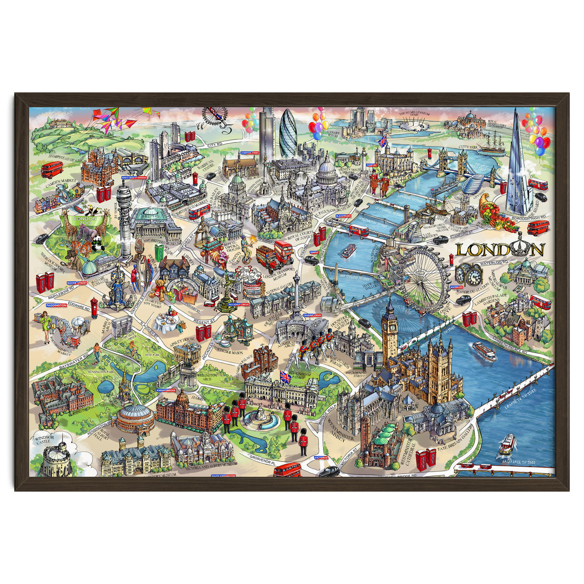 London Map Illustration