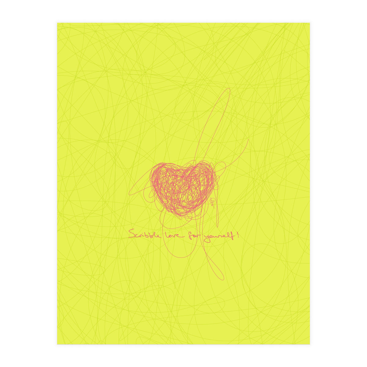 Sentimental Scribble 1 (Print Only)