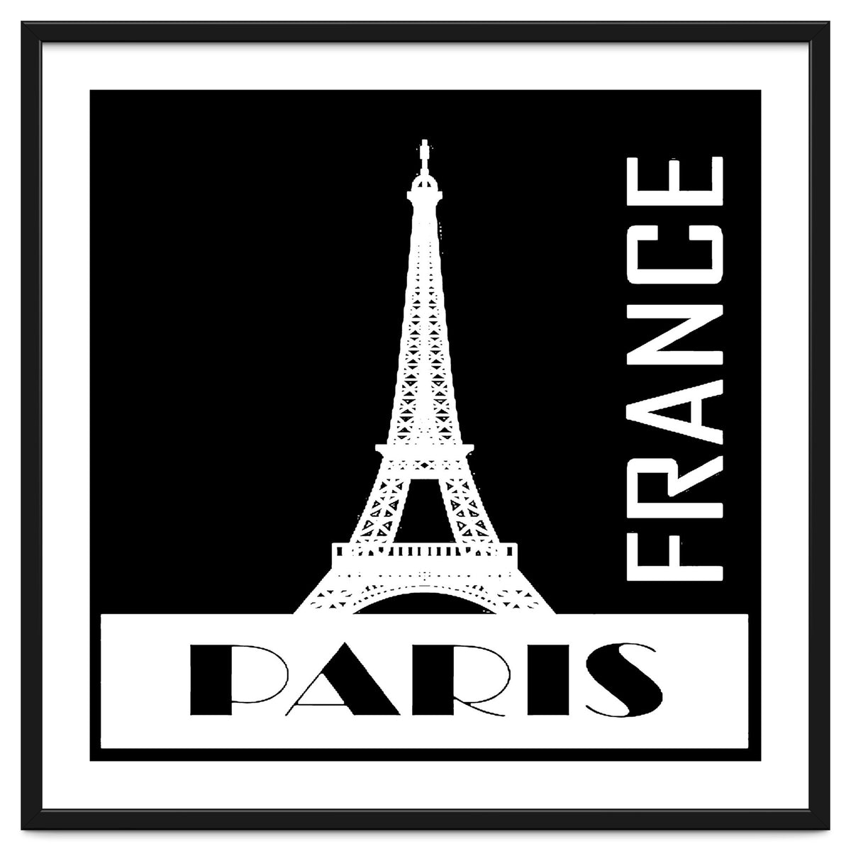 Travel Paris France Poster