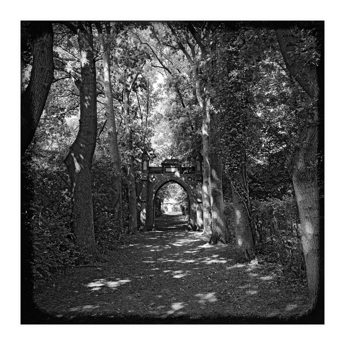 Alley to a cemetery (Print Only)
