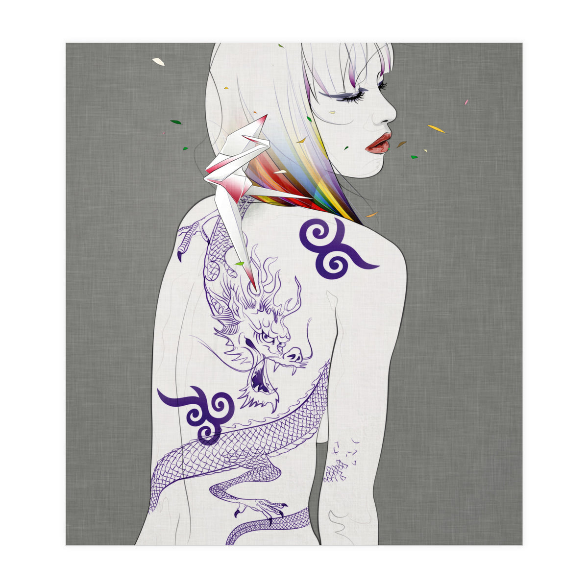 Prayer Of The Dragon Rider Outside (Print Only)