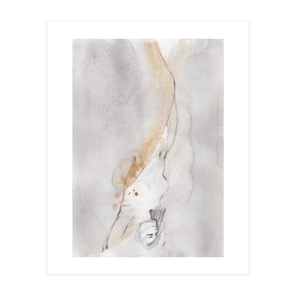 Drawing of a beautiful girl (Print Only)