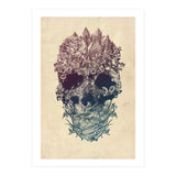 Skull Floral  (Print Only) thumbnail