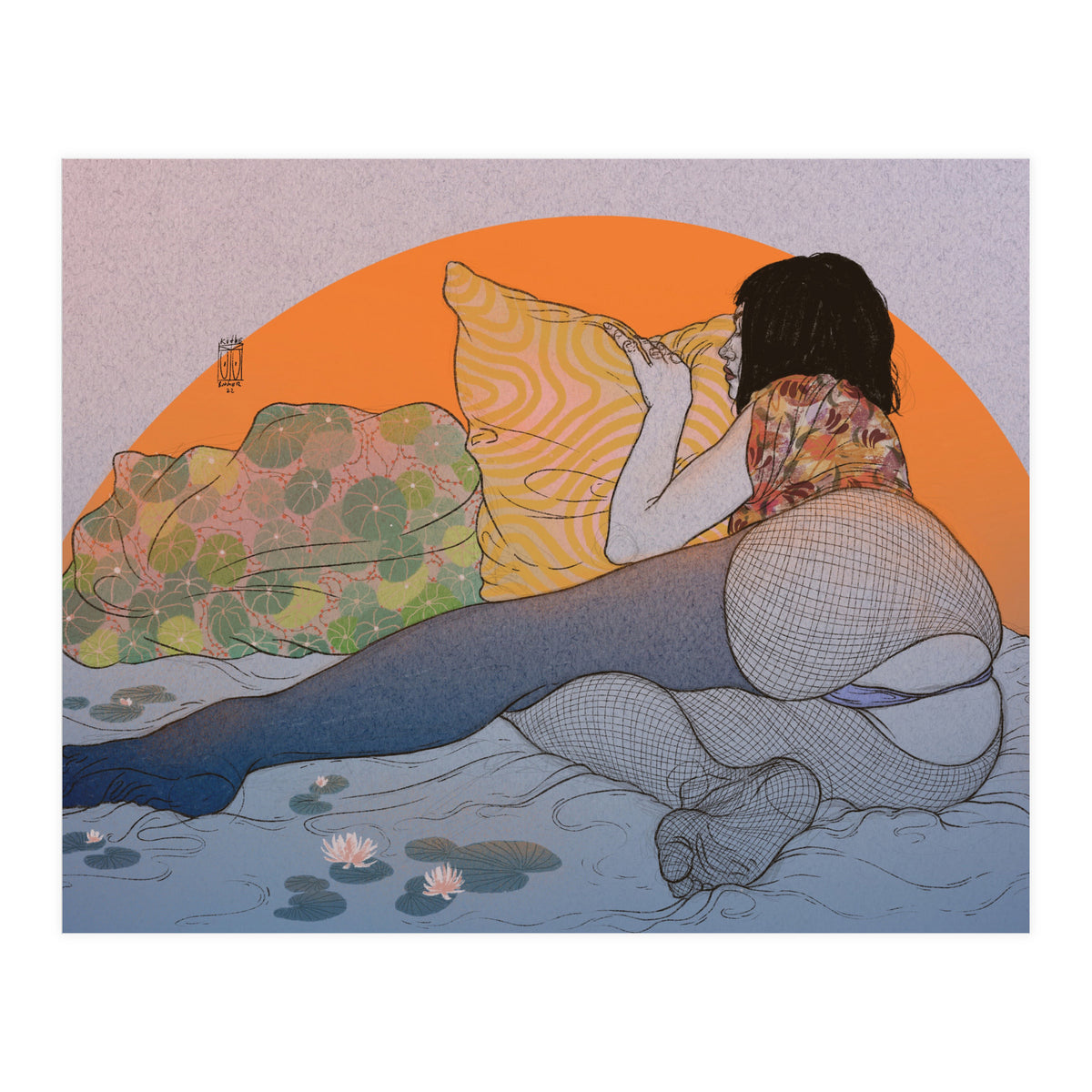 The sea that calms me down (Print Only)