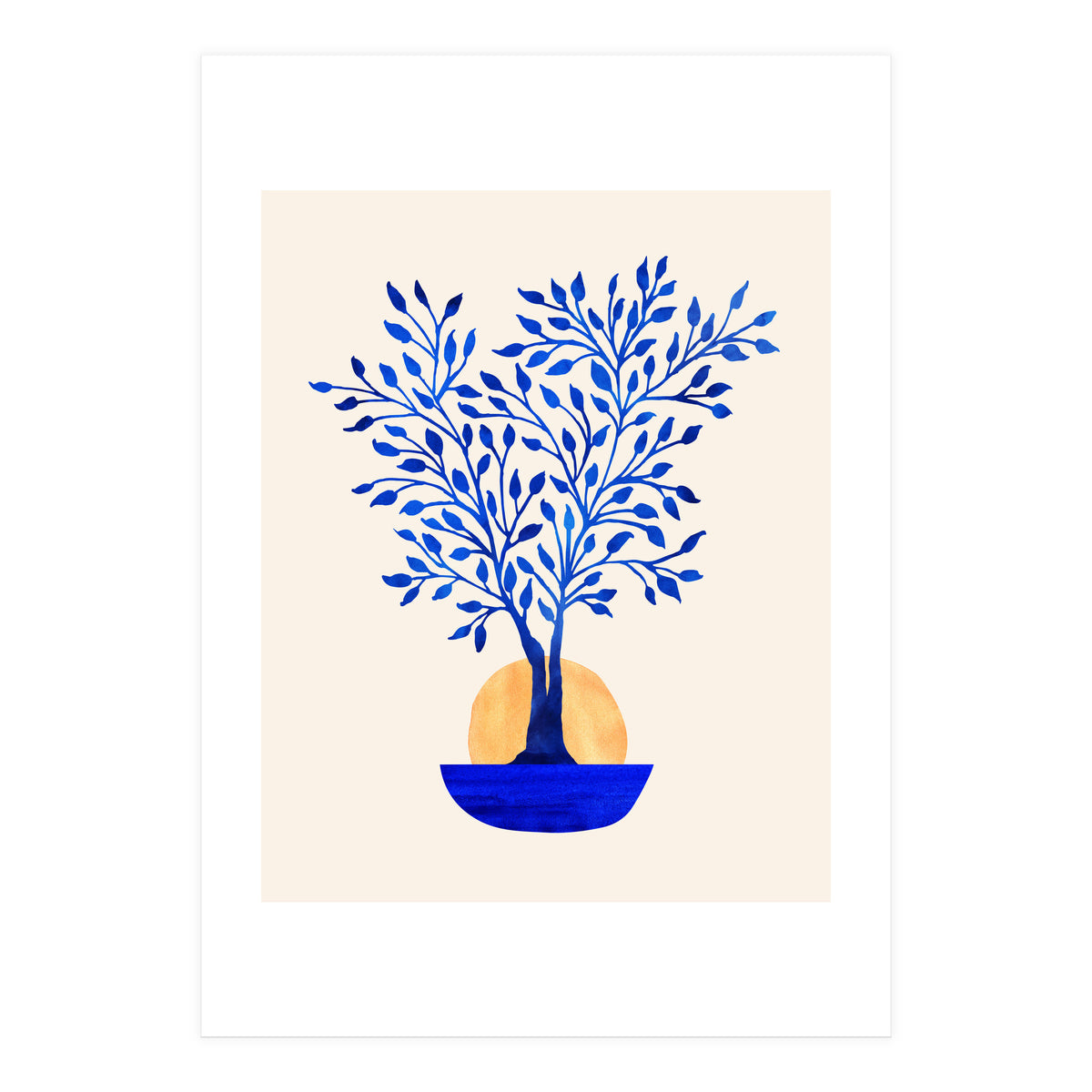 Indigo Ficus Sunrise (Print Only)