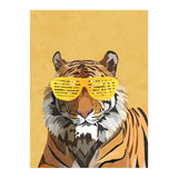 Hip Hop Tiger Yellow Shades (Print Only) thumbnail