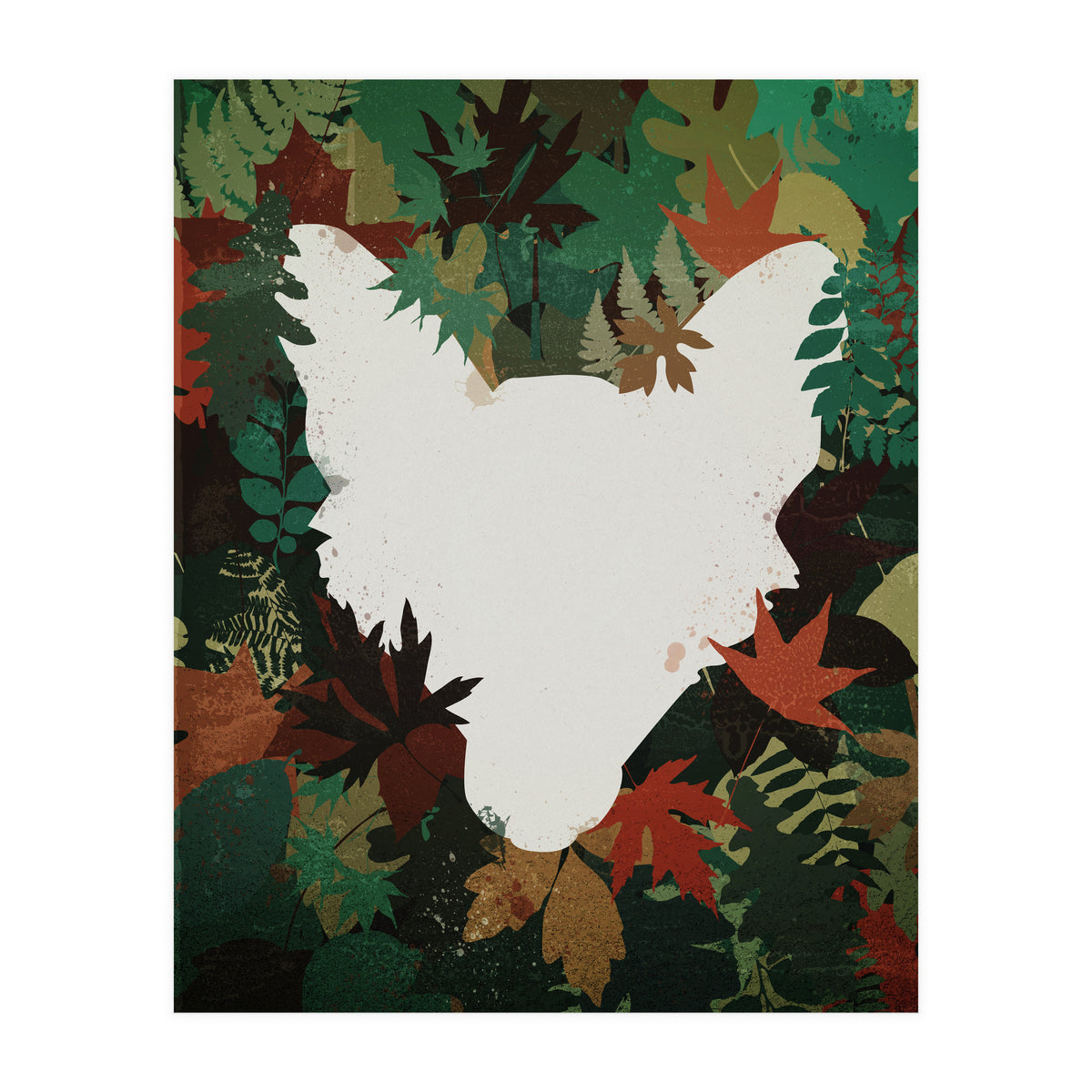 Hidden fox (Print Only)