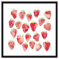 Strawberries Watercolor