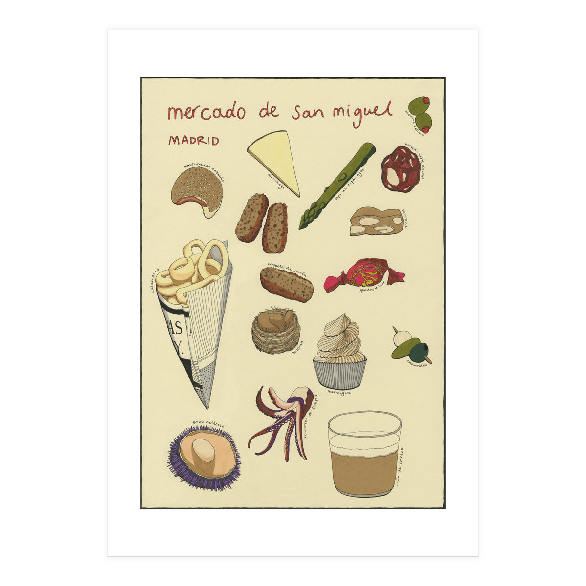 Mercado De San Miguel (Print Only)