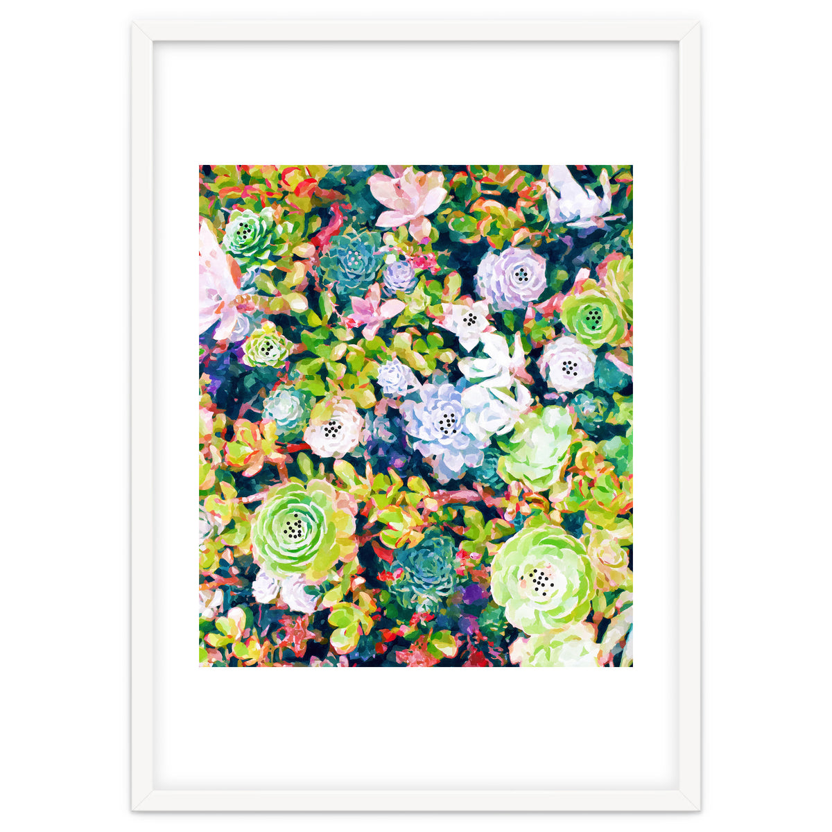 Watercolor Succulents