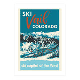 Vintage Vail ski poster (Print Only) thumbnail
