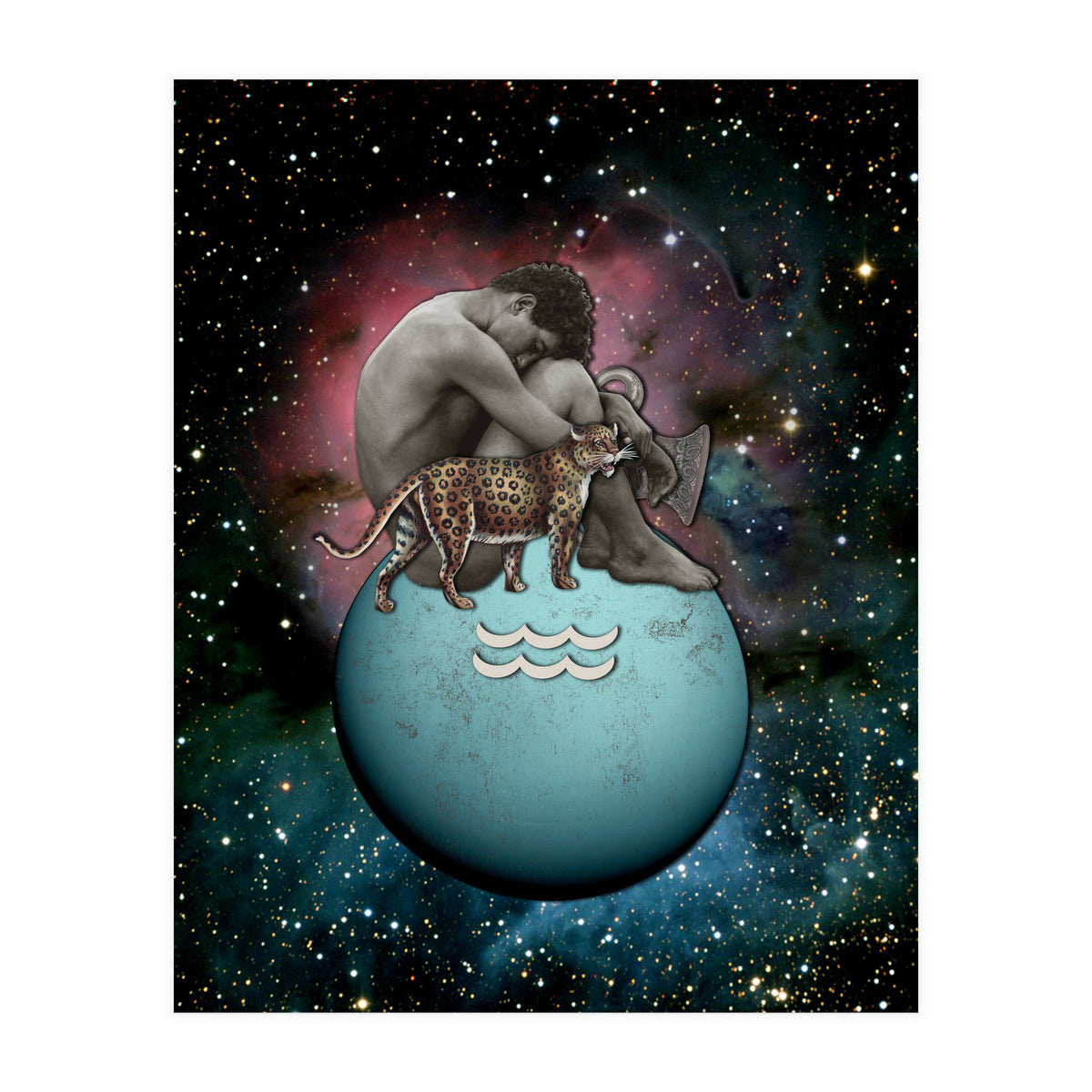 Aquarius  Zodiac Sign (Print Only)