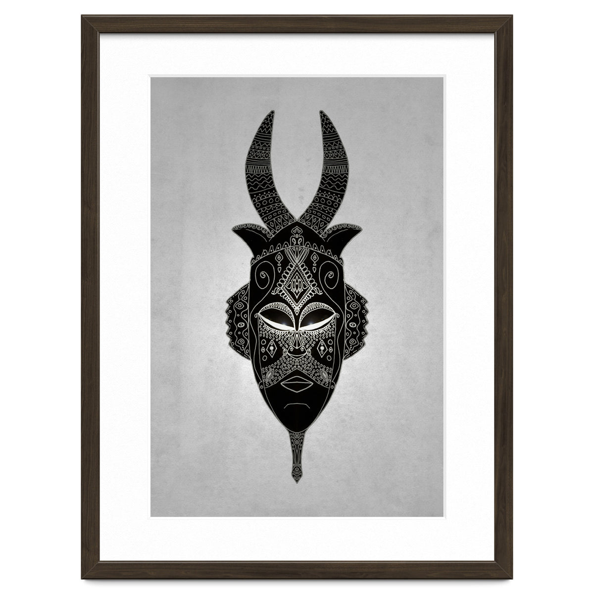 Horned Tribal Mask