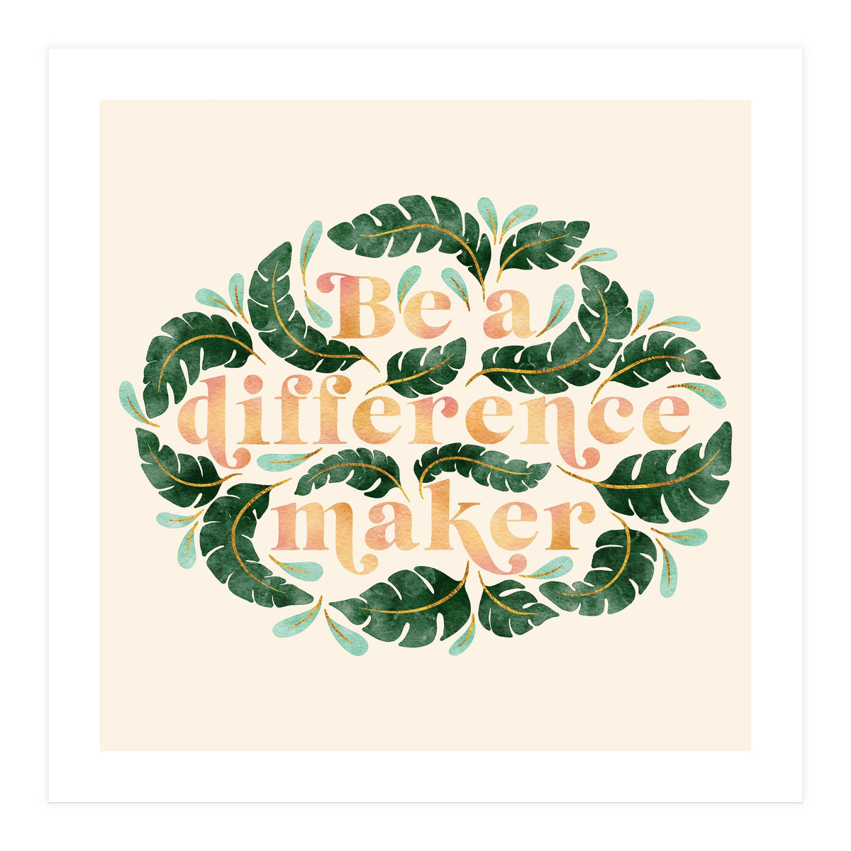Be A Difference Maker (Print Only)