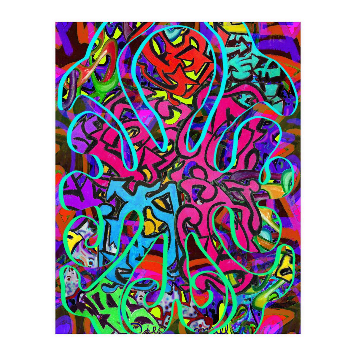 Pop Abstract 2023 Tapiz 57 (Print Only)