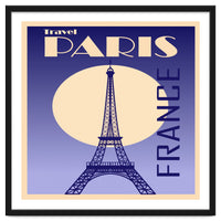 Paris France Travel Poster