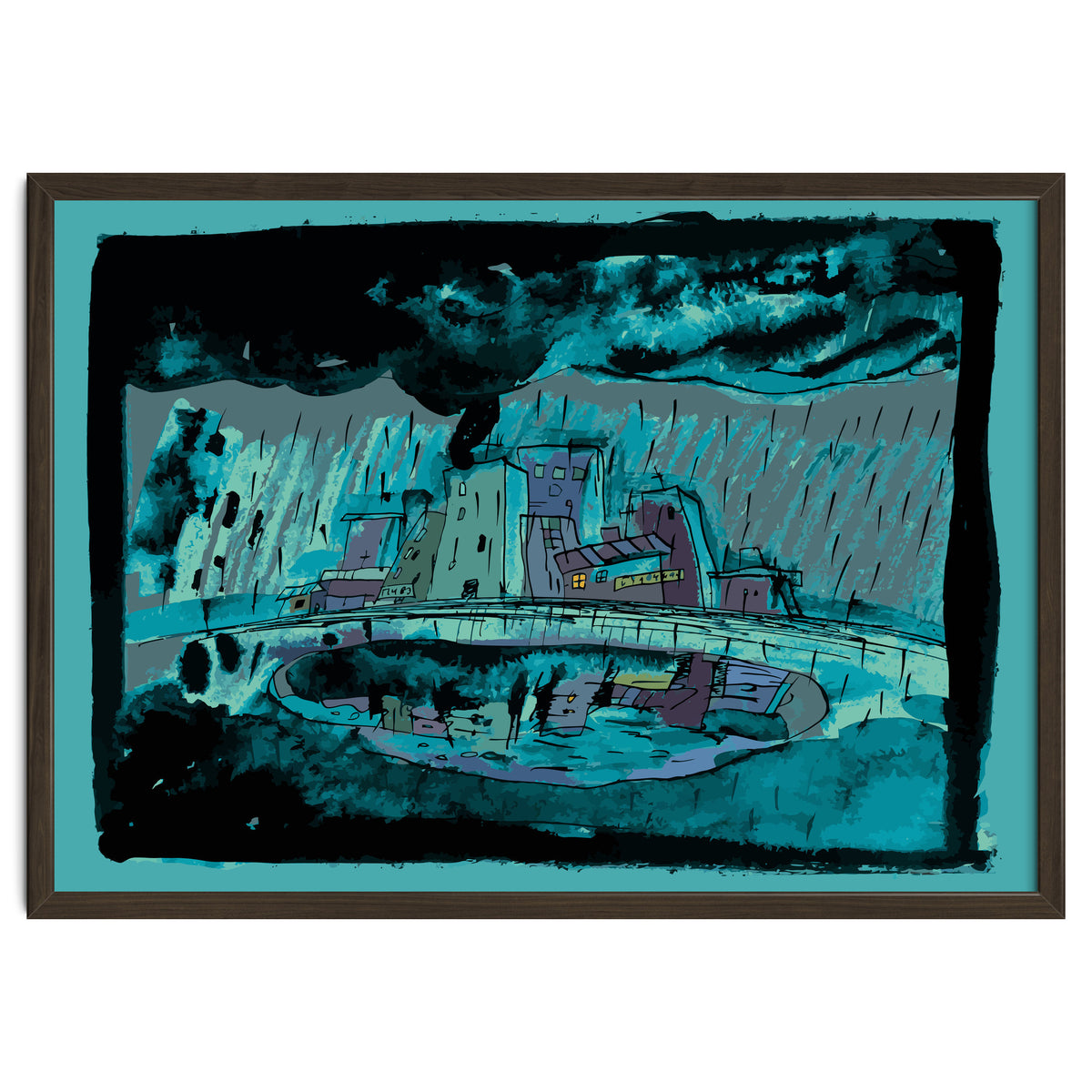 Autumn Rain in the Old City