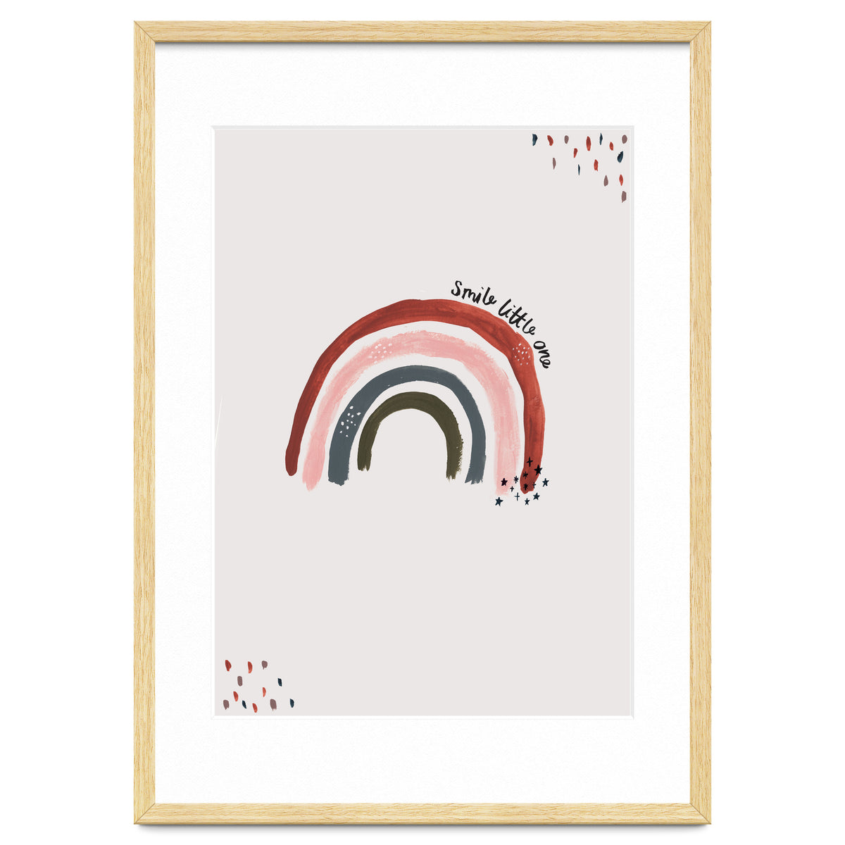 Smile Little One Rainbow Portrait