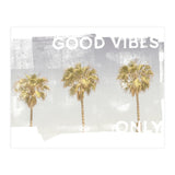 Vintage palm trees | good vibes only (Print Only) thumbnail