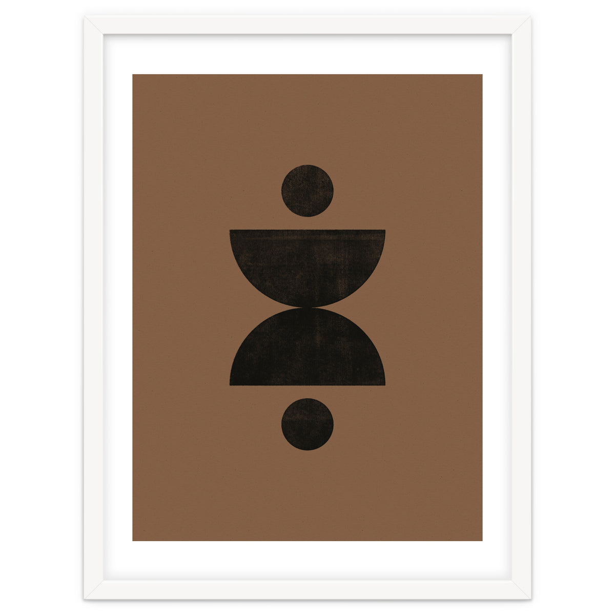 Mid-Century Modern No.27 - Woodblock Print