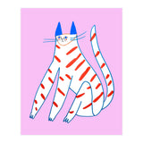 Stripey Cat (Print Only) thumbnail
