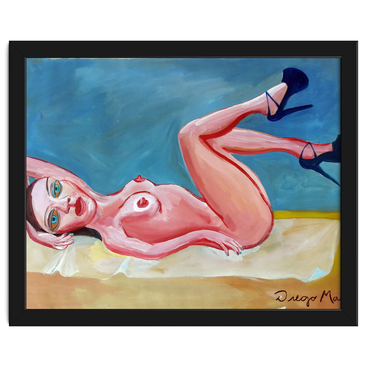 Reclining girl
