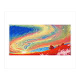 Haystacks At Sunset Reimagined (Print Only) thumbnail