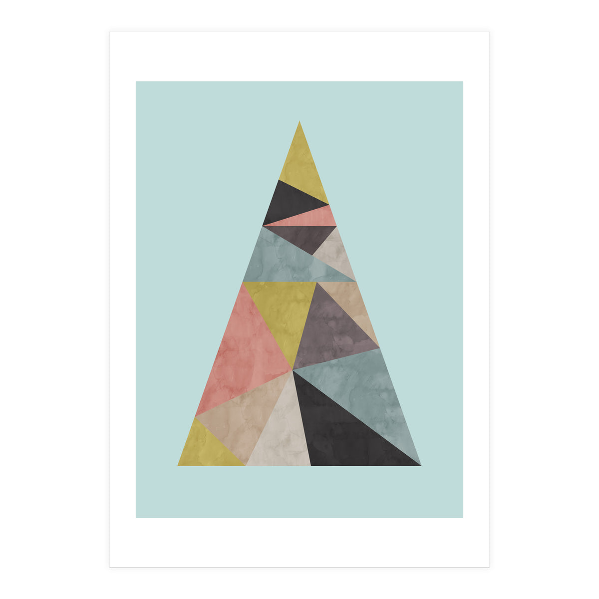 Geometric Rock III (Print Only)