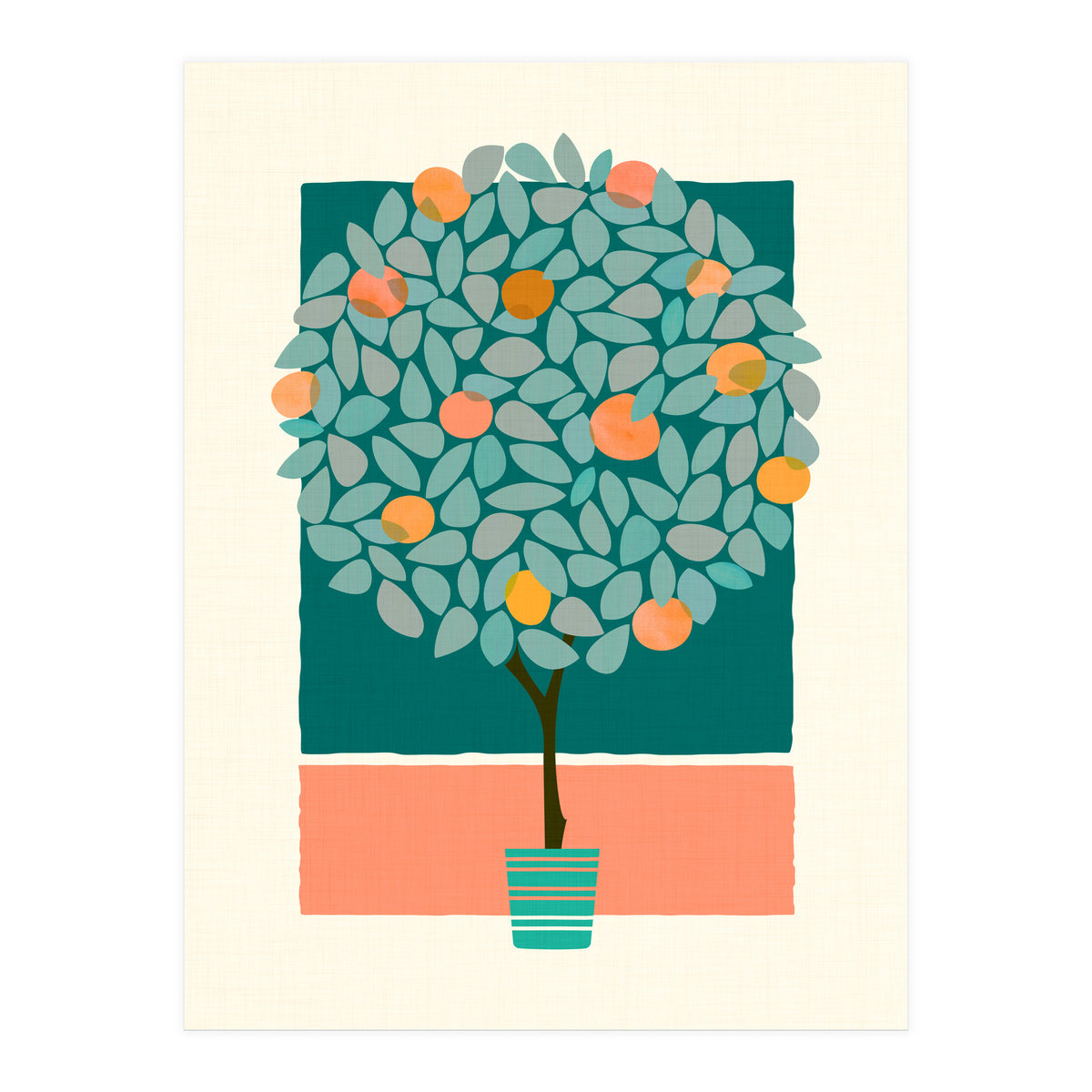 Fruit Tree Topiary (Print Only)