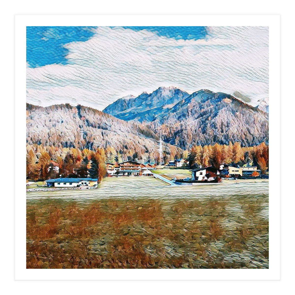 Trentino Alto Adige, Italy. (Print Only)