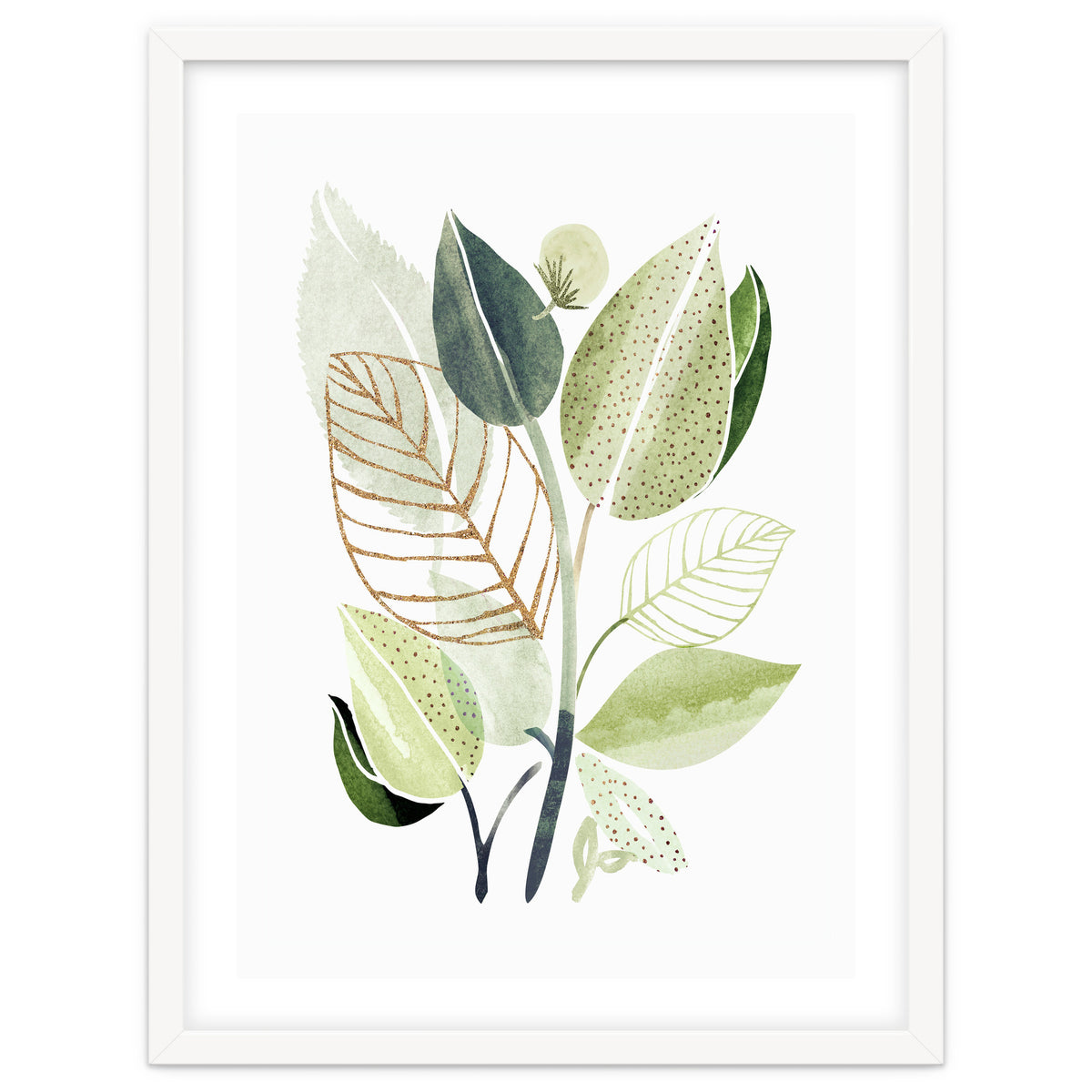 Spring Botanical Collage