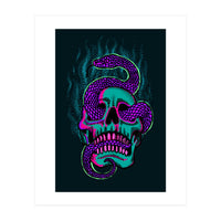 Skull & Snake (Print Only)