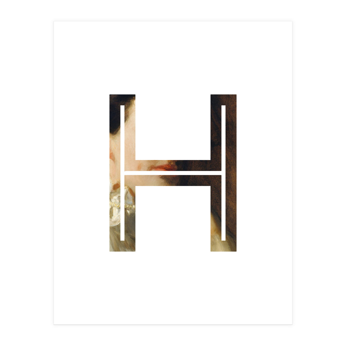 Letter H - (Impress) (Print Only)