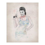 Posing With Gun (Print Only) thumbnail