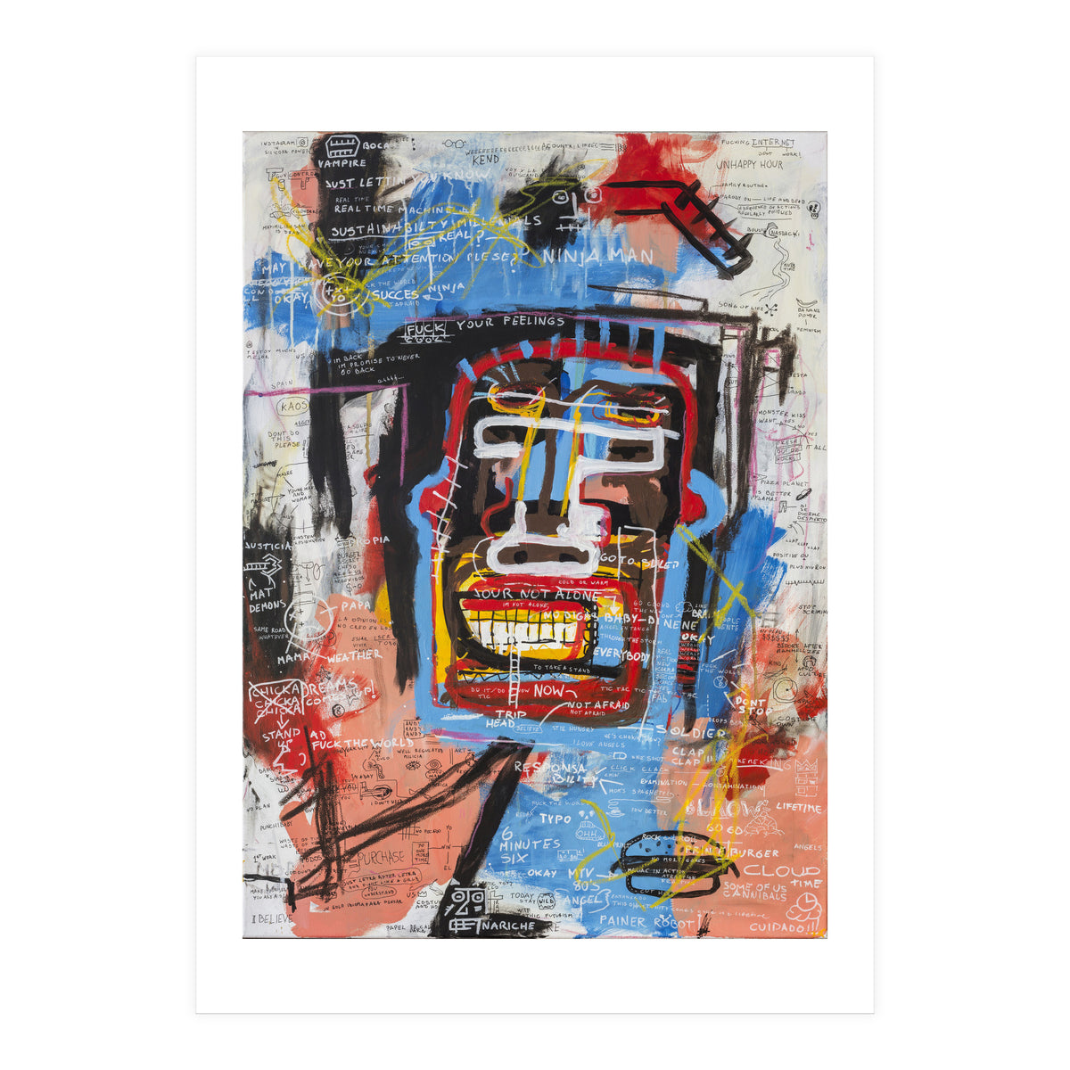 Ninja Face (Print Only)