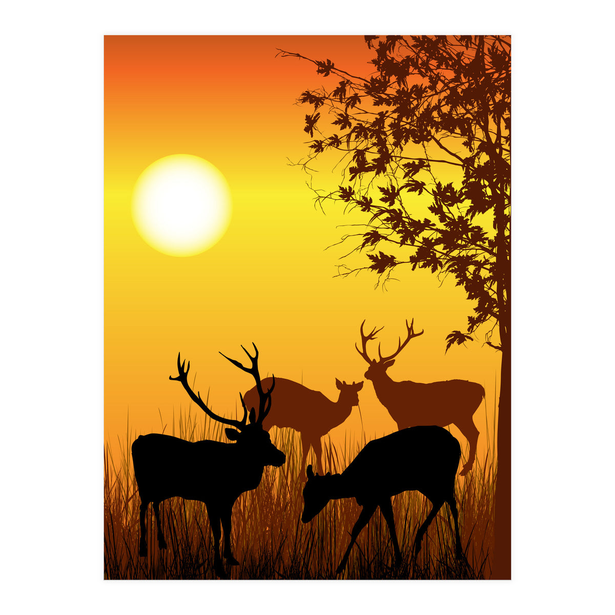 Deer Card (Print Only)