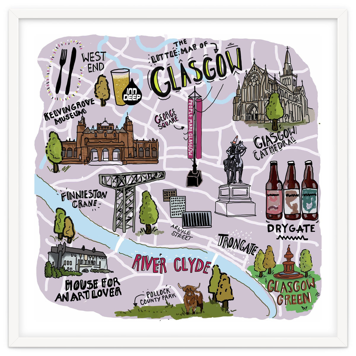 Little Map of Glasgow