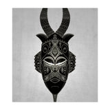 Horned Tribal Mask  (Print Only) thumbnail