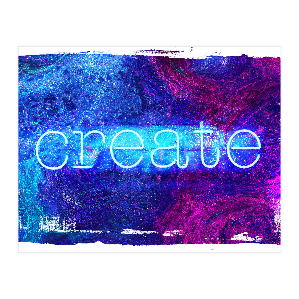 Neon Collection - Create (Print Only)