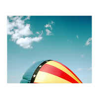 Air balloon over the blue sky  (Print Only)