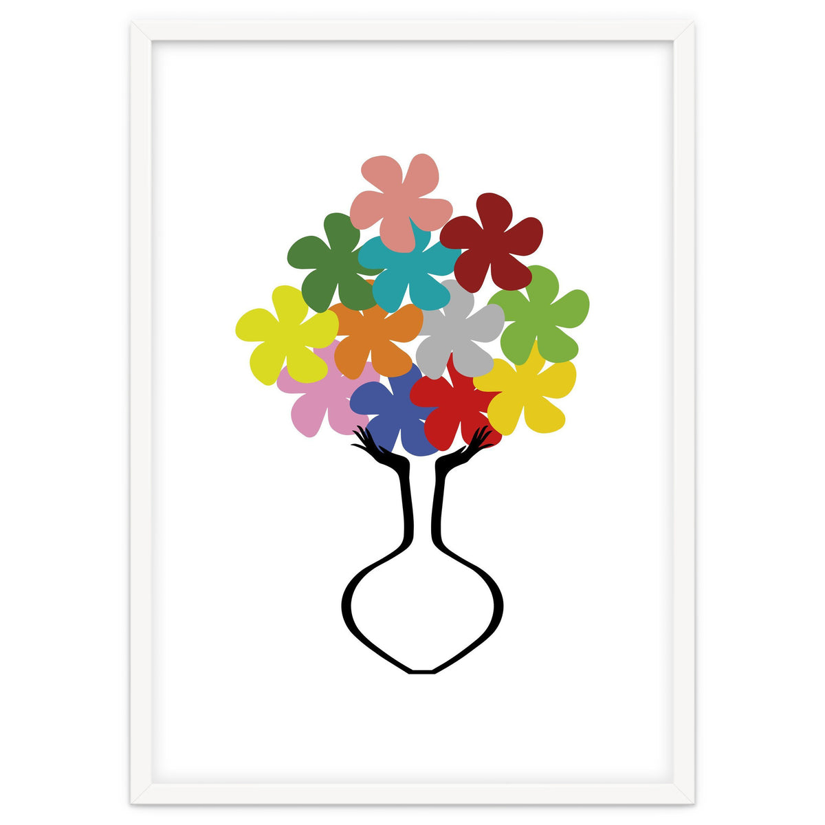 HOLDING SOME FLOWERS