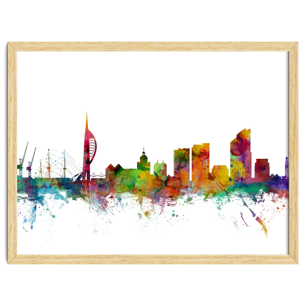 Portsmouth England Skyline